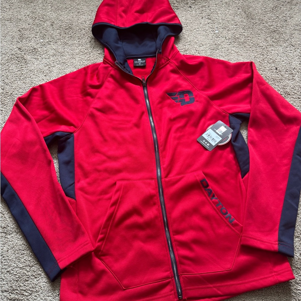 #6 (NWT) DAYTON FLYERS HOODIE FULL ZIP UP. - Picture 10 of 12